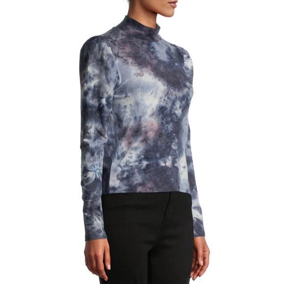 Derek Heart Blue TieDye Top Size Small - Picture 4 of 11